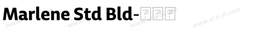 Marlene Std Bld字体转换